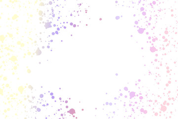 A shiny, iridescent splatter pattern with a delicate palette of pink and violet. This high-resolution PNG file with a transparent background.