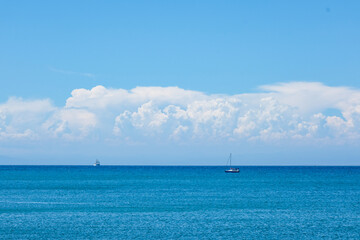 Fototapeta premium 沖ノ島護岸から眺める東京湾