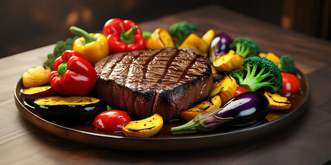 Terracotta pots with green plants
