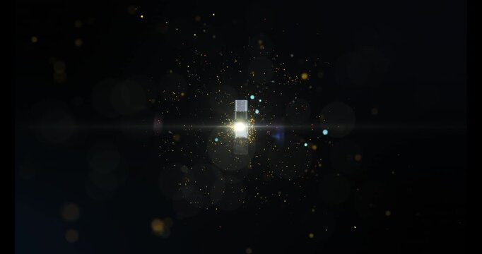 New Year countdown 2026. Silver 10 Countdown 2026 New year 4K animation on Black background - Silver 2026 Happy new year greeting - Happy 2026 New year - TEN countdown	
