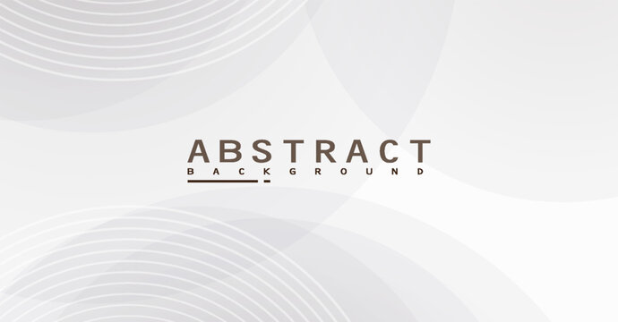 Abstract background with overlapping white circles and subtle gray tones, featuring the word "ABSTRACT".
