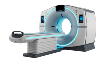 Modern CT scanner, advanced diagnostic imaging equipment for hospitals