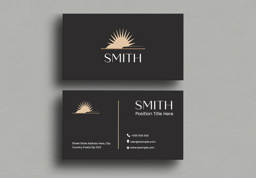 Minimal Luxury Business Card Template
