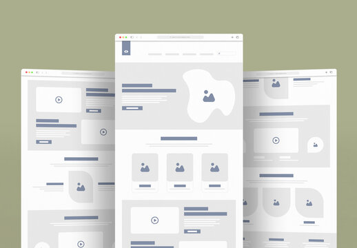 Wireframe Template Layout