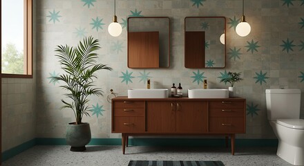 modern bathroom interior