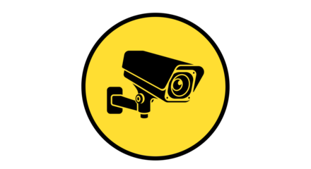 A security camera, symbol of surveillance and protection transparent background