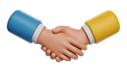Successful partnership handshake deal to seal business agreement