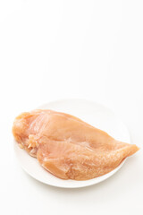 鶏むね肉　白バック