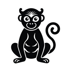 Chinese Zodiac Monkey Icon Design