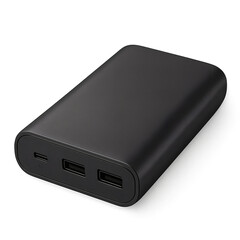 Black Portable Power Bank