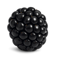 Blackberry isolated on transparent background