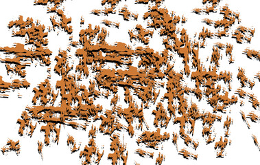 Abstract grunge texture combines distressed rusty brush strokes in brown and black . Perfect for industrial themes, modern abstract art, creative wallpapers, digital overlays, posters.