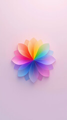 pink frangipani flower on white background