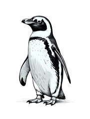 Obraz premium penguin vector illustration