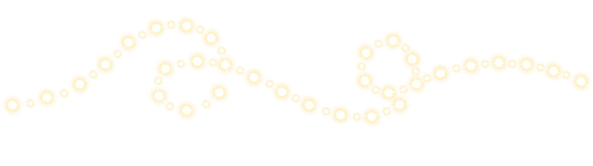 Group of glowing lamps PNG, garlands for decoration , holiday decoration, bright strands, new year festival, christmas mood.