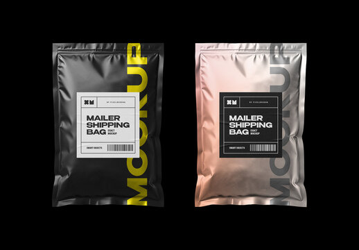 Mailer Plastic Bag Mockup
