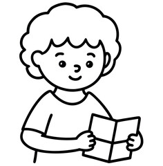 Child learning and solving a math problem with educational elements