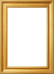 Gold picture frame, empty