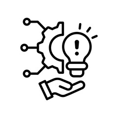 Disruptive Technologies line icon