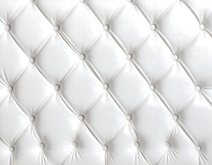 Fototapeta premium White quilted leather texture