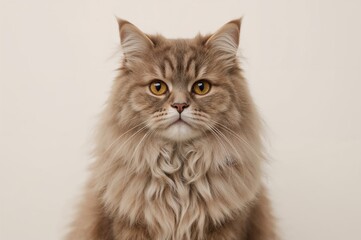 A British Shorthair Cat That Loves Posing and Is Fluffy