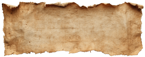 Aged, rectangular parchment with irregular edges