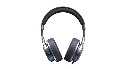 Fototapeta premium immersive audio experience premium wireless headphones, deep bass, noise cancellation, isolated on transparent background