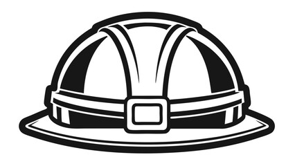 vector illustration of a construction helmet