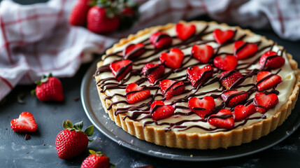 バレンタインフルーツタルト / Valentine Fruit Tart