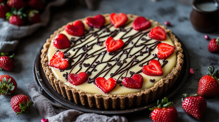 バレンタインフルーツタルト / Valentine Fruit Tart