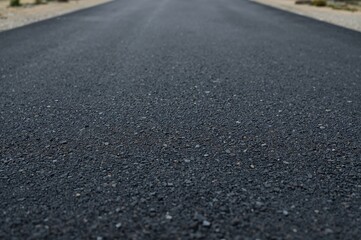 Obraz premium Smooth asphalt pavement