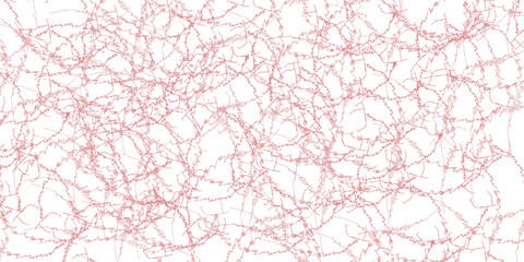 Fototapeta premium Delicate Intertwined Pink and White Abstract Network Pattern.