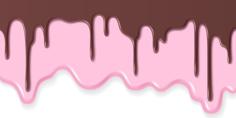 Obraz na płótnie Canvas Ice Cream Drip