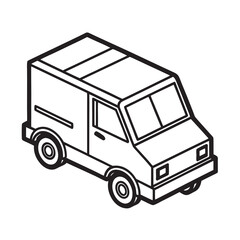 Business Vector Delivery Truck
