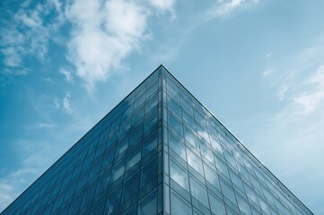 Obraz premium Exterior view of a contemporary commercial building