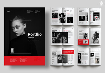 Portfolio Magazine Layout
