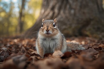 Close-up of a terrestrial squirrel
