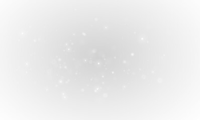 White sparkling glitter effect with magical stardust glow, shimmering starry elements, bright confetti, fantasy and luxury design for festive holiday backgrounds.
