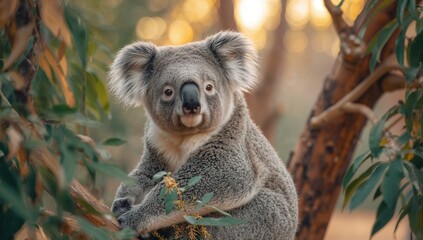 Fototapeta premium Stunning and captivating koala photograph