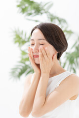 女性　スキンケア　ビューティー