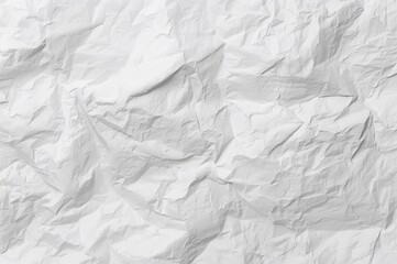 Fototapeta premium Crumpled white paper surface with vintage street grunge effect on a pale background