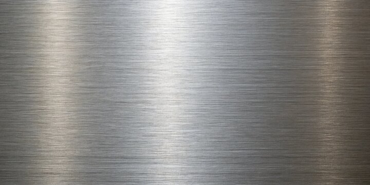 Detailed shot of a brushed metal texture, ideal for adding a modern, industrial touch to designs, showcasing the sleekness and durability of the material