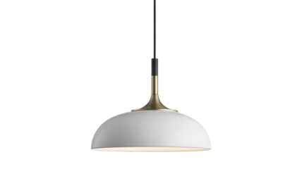 Elegant modern pendant light adds warm ambiance to sophisticated home interiors