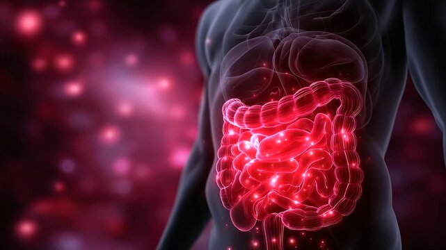 Detailed Illustration of Human Anatomy Focusing on Digestive Organs - human anatomy digestive system digestive organs