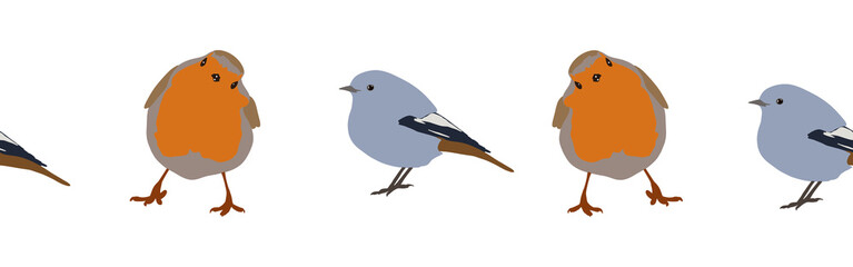 Bird con border. Bird feather silhouette symbol. Bird border isolated on a white background