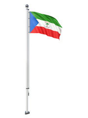Equatorial_Guinea_Flag_Pole_3DModel