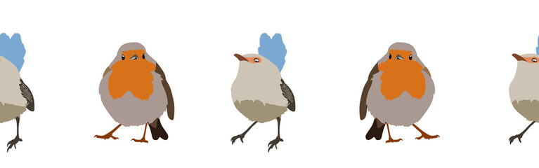 Bird con border. Bird feather silhouette symbol. Bird border isolated on a white background