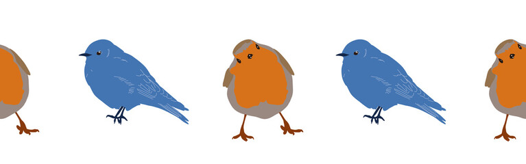 Bird con border. Bird feather silhouette symbol. Bird border isolated on a white background