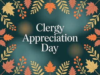 Celebrate clergy appreciation day with a beautiful autumnal floral wreath design