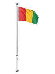 Guinea_Flag_Pole_3DModel